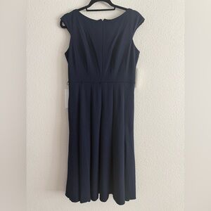 Eliza J Midnight Blue Midi Dress